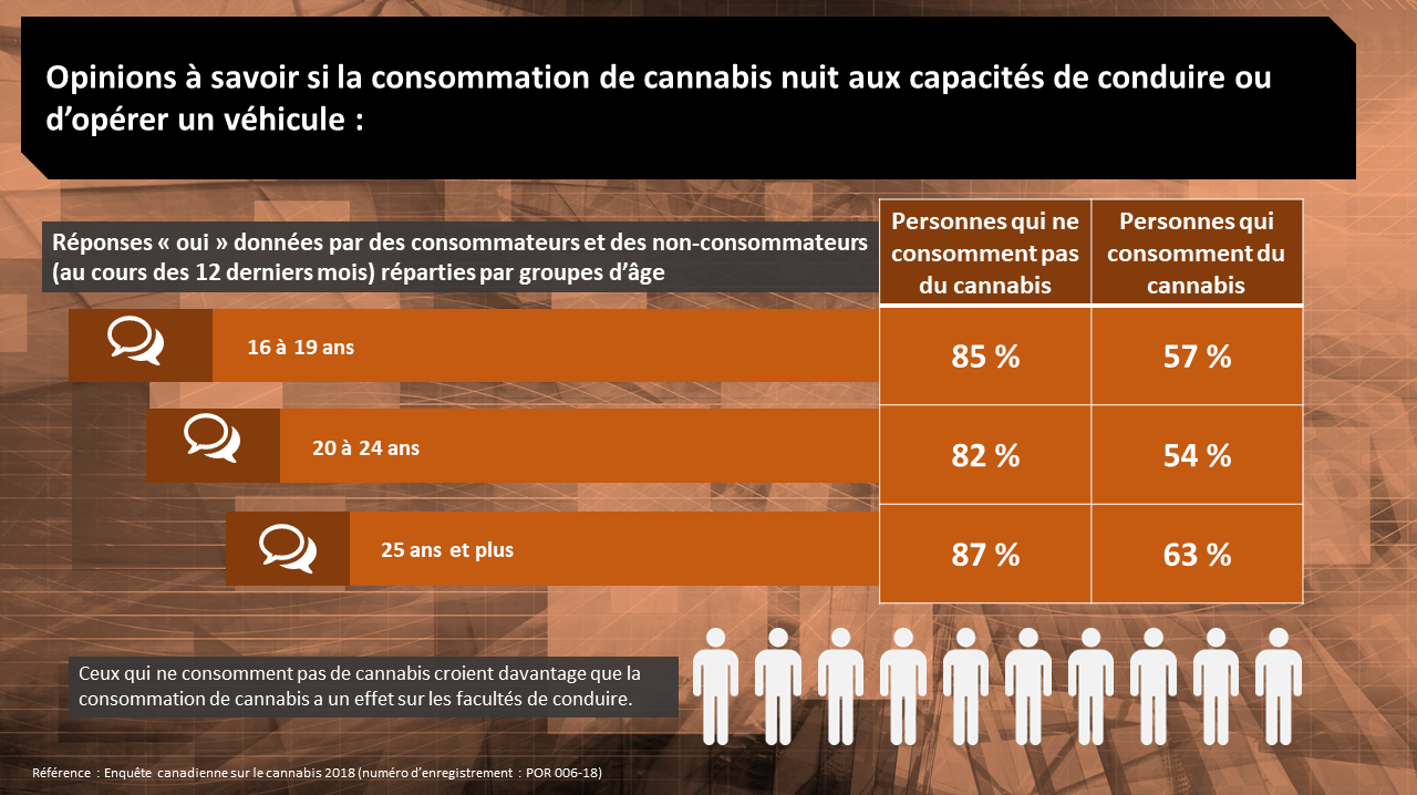 Cette infographique présente les résultats de recherche de l’étude suivante : Enquête canadienne sur le cannabis 2018 (numéro d’enregistrement : POR 006-18) - Description ci-dessous.